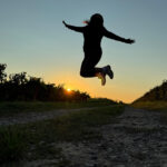 jump woman
